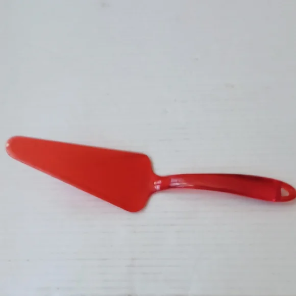 $4 Add-on Red Cake Server - Picture 1 of 4